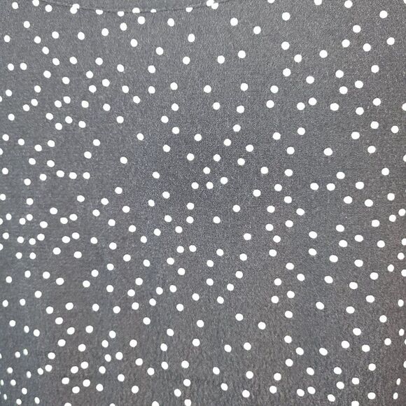 NEW Madewell Size 0 Front Zip Mini Dress Black and White Polka Dot V-Neck Lined - Picture 11 of 15